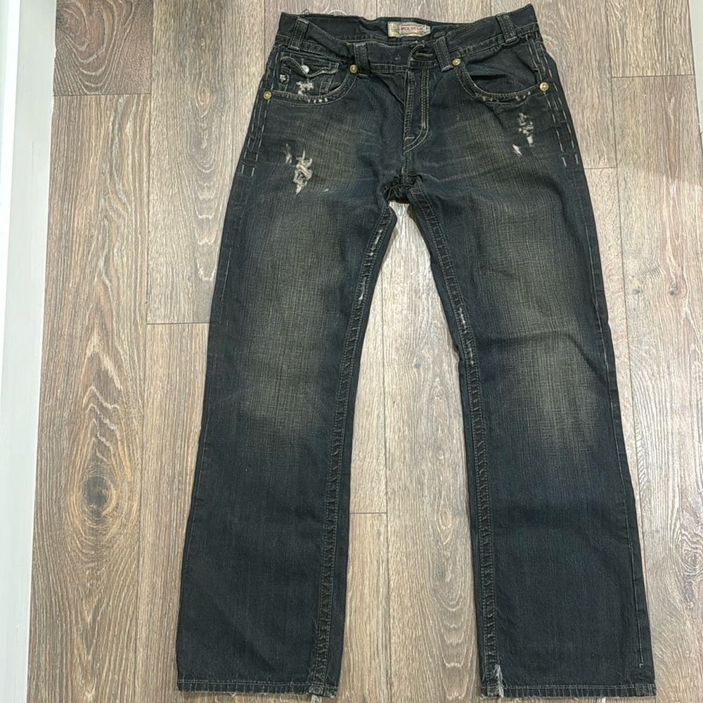 MEK Denim Male Jeans size 34/34 (Missing Buttons)